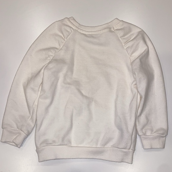 Chelsea & Violet IVORY Solid Sweatshirt. GIRLS Size 3T. EUC. - Picture 2 of 4
